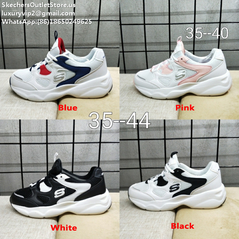 Skechers D'Lites 88888129 Unisex Sneakers Black/Blue/Pink/White 35-44